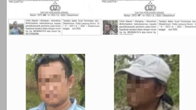 Kasus Pencurian dan Perusakan Lahan, Polda Lampung Terbitkan 2 DPO