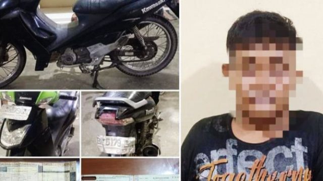 Polisi Tangkap Residivis Curanmor Milik Pencari Rumput di Lampung Tengah