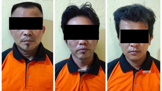 Tiga Warga Lampung Tengah Ditangkap Saat Asik Konsumsi Sabu, Satu Pelaku Buron