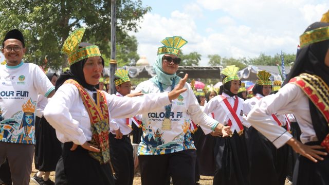 Semarak Festival Way Kambas XX, Tari Wonderful Warnai Panggung Utama