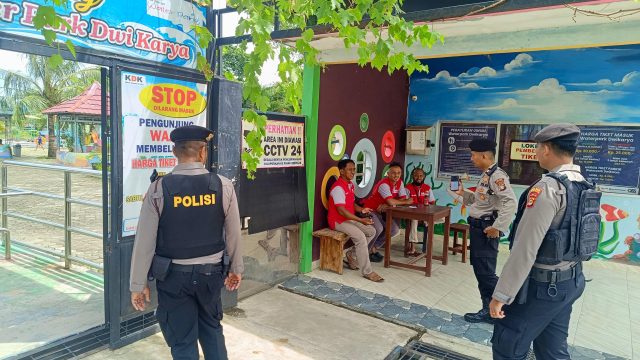 Polres Lampung Tengah Pastikan Tempat Wisata Aman Jelang Libur Nataru 2025–2026