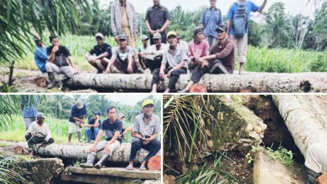 ‎Warga Dusun Umbul Sukiyar Desa Sidorejo Desak Perbaikan Jembatan Ambruk  ‎
