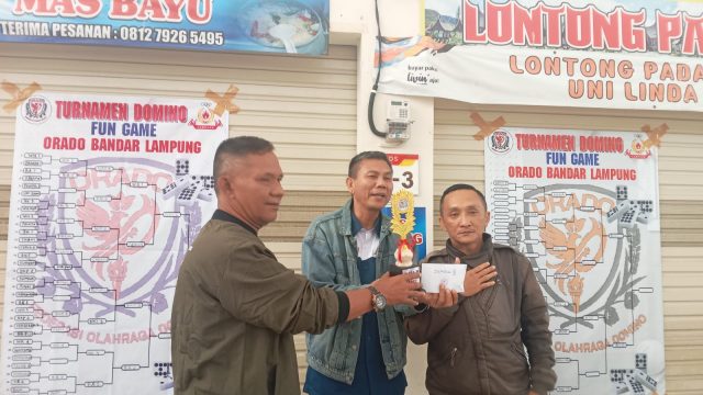 Turnamen Fun Game ORADO Bandar Lampung Cetak Sejarah, 128 Peserta Ramaikan Kompetisi Domino Perdana di Lampung