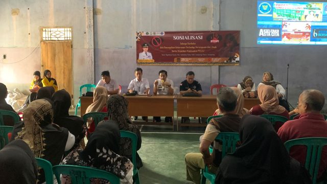 Kolaborasi Mahasiswa UNU Lampung Timur dan Kecamatan Labuhan Ratu, Gelar Sosialisasi Pencegahan Kekerasan Perempuan, Anak dan Bahaya Narkoba