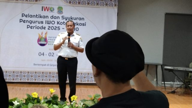 PD IWO Kota Bekasi Dilantik, Wali Kota Tegaskan Peran Strategis Pers