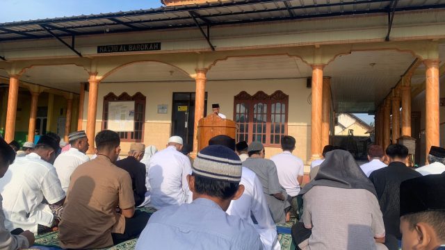 Warga Muhammadiyah Sidorejo Lampung Timur Gelar Shalat Idul Fitri 1447 H di Masjid Al-Barokah