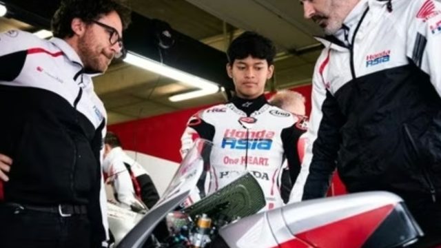 Cetak Sejarah, Pembalap Indonesia Naik Podium Moto3 Brasil 2026