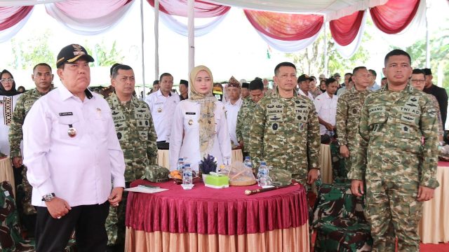 Danrem 043 Gatam Hadiri Ground Breaking Jembatan Garuda, Dorong Peningkatan Ekonomi Warga Lamtim