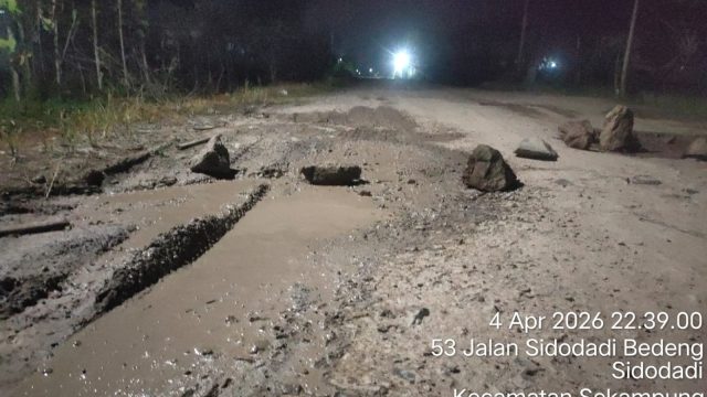 Jalan Rusak oleh Kendaraan PT SJAK, Warga Lampung Timur Desak Pemkab Cari Solusi
