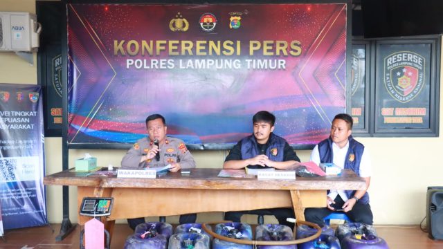 Polisi Tangkap Tiga Pelaku Penyalahgunaan Solar Bersubsidi di Lampung Timur