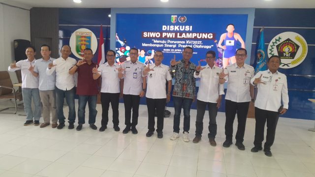 Gelar Diskusi Olahraga, PWI Lampung Matangkan Kesiapan Porwanas 2027
