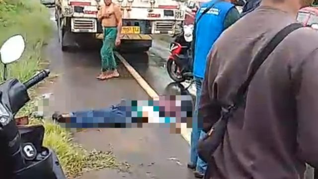 Kecelakaan Lagi di Lampung Timur, Pengendara Motor Tewas Usai Tabrakan dengan Truk Kontainer