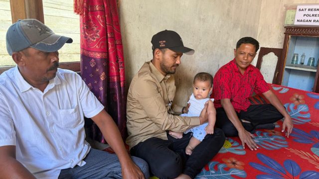 Jamaluddin Idham Beri Santunan dan Akan Fasilitasi Pendamping Saat Rafasya Berobat di Jakarta