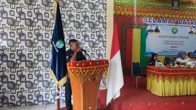 PW IWO Aceh Hadiri Rakerda IWO Aceh Selatan, Dorong Lahirnya Wartawan Profesional