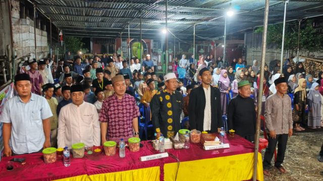 Malam Pembukaan Lomba Keagamaan Desa Surulangun Semarakkan HUT ke-81 RI