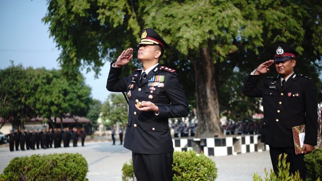 Kapolres Lampung Tengah Pimpin Upacara HUT ke-81 Kemerdekaan RI, Kobarkan Semangat Pengabdian