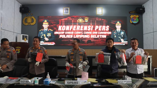 Polisi Tangkap Pelaku Curas di Jalinsum Lampung Selatan, Modus Ancam Pecahkan Kaca