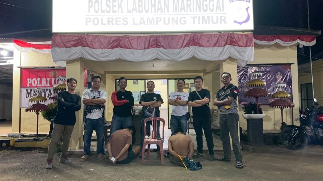 Polisi Tangkap 2 Pria Penyalahgunaan Narkoba di Labuhan Maringgai Lampung Timur
