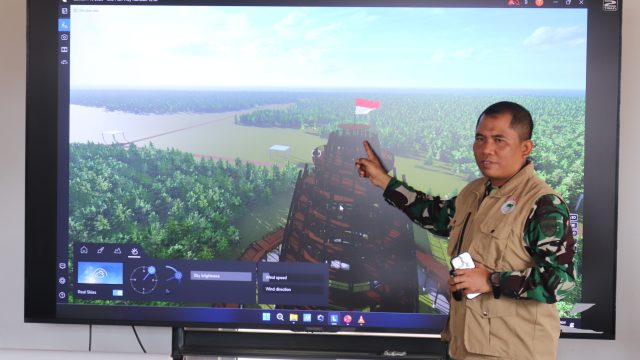 Cegah Konflik Manusia dan Gajah,  Brigjen Sriyanto Pimpim Pembangunan Pagar di Way Kambas