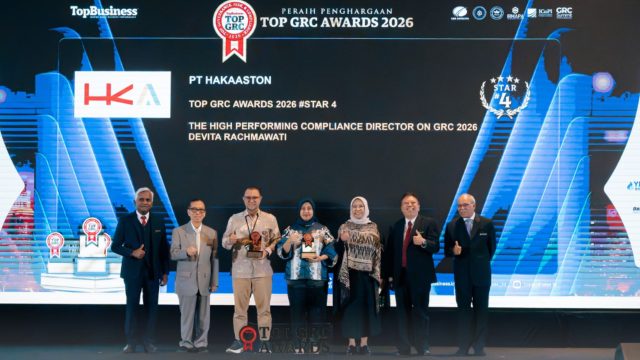 Dorong Tata Kelola yang Adaptif, HKA Raih Dua Penghargaan TOP GRC Awards 2026