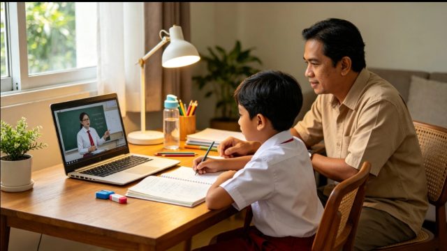 Kesiapan Orang Tua dalam Mendampingi Belajar Anak di Rumah pada Situasi Darurat Abu Vulkanik Gunung Anak Krakatau