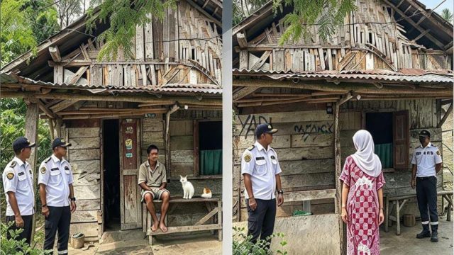 BAZNAS Turun Tangan Usai Viral Dua Lansia Tempati Rumah Reot di Pesawaran