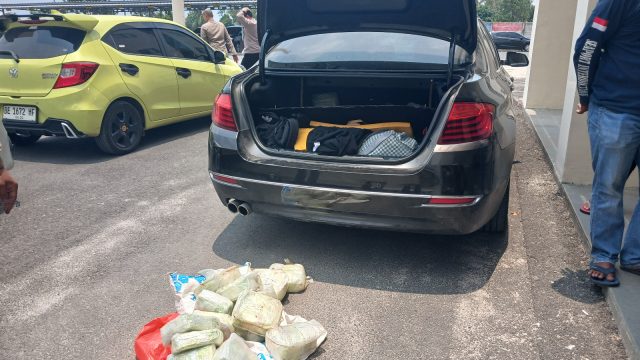 Polisi Tangkap 3 Orang Bawa BMW  Muat Sabu Rp50 Miliar di Bakauheni Lampung