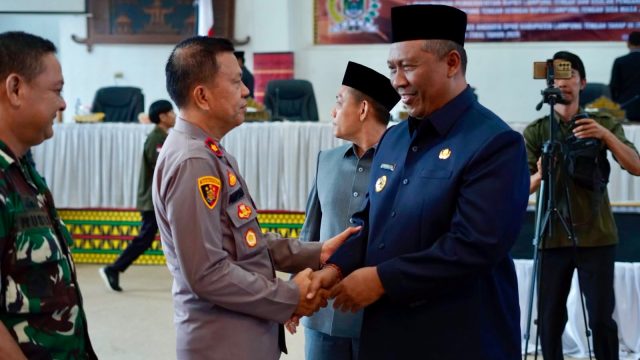 Wakapolres Lampung Tengah Hadiri Rapat Paripurna DPRD, Perkuat Sinergitas untuk Pembangunan Daerah