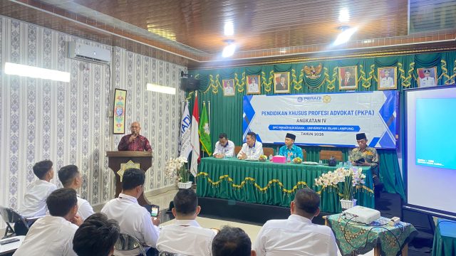 DPC PERADI Sukadana Gelar PKPA Angkatan IV Tahun 2026, Cetak Advokat Profesional