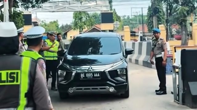Operasi Patuh Krakatau 2026, Polres Lampung Tengah Periksa Kendaraan Personel