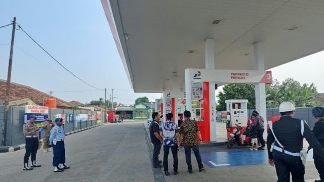 Polda Lampung Gelar Pengawasan dan Penegakan Hukum Penyalahgunaan BBM di Beberapa SPBU Bandar Lampung